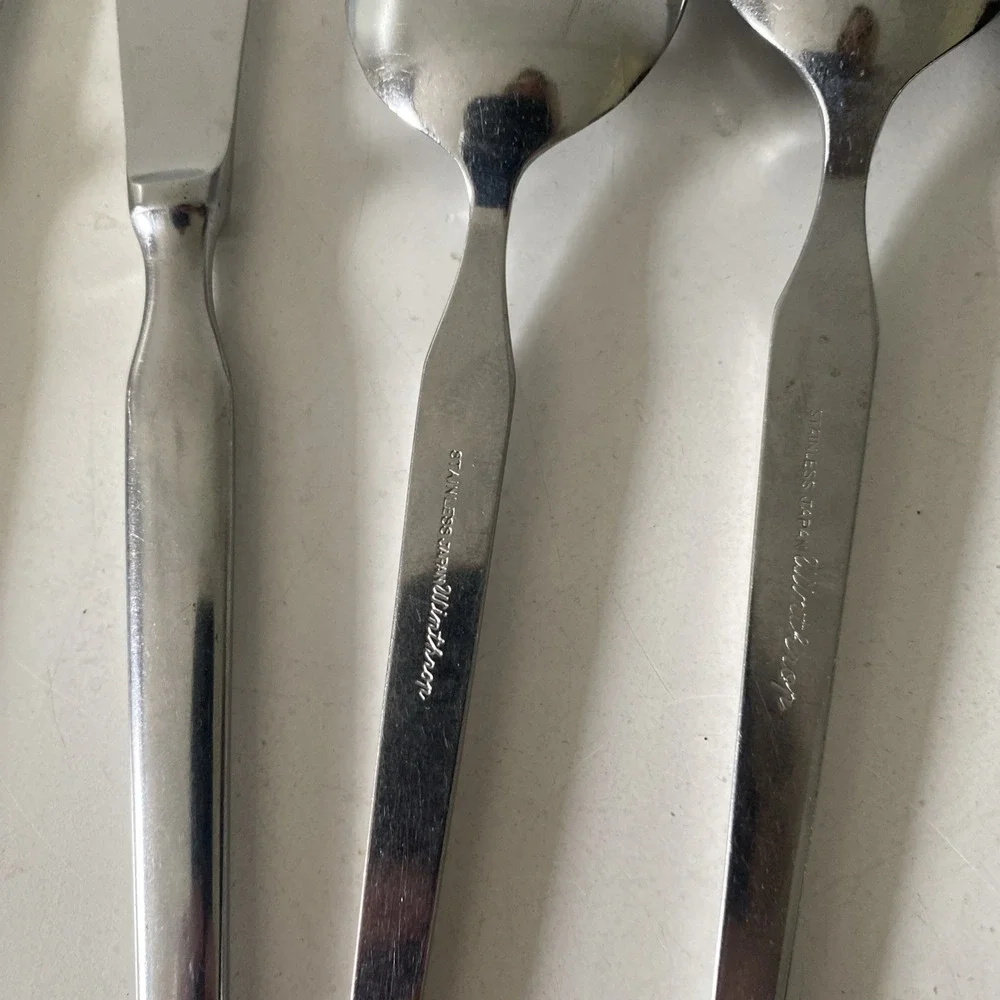 Stanley Roberts Winthrop Flatware Set Stainless Dinner Fork Spoon Knife Japan